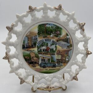 Little White House Georgia Souvenir Plate Franklin Roosevelts Retreat Vintage